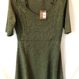Forest green lightweight dress